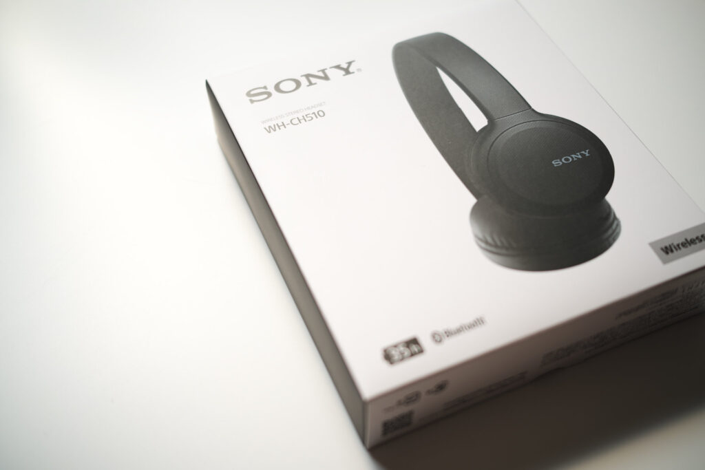 元箱 SONY ワイヤレスヘッドフォン WH-CH510 Bluetooth