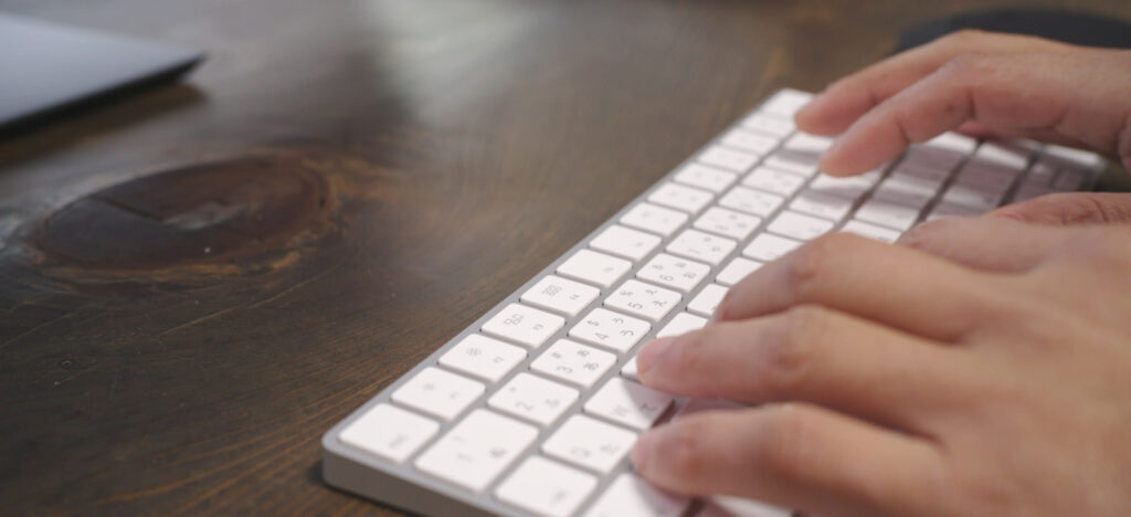 Apple Magic Keyboard vs HOU Trackpad Keyboardのタイピング比較